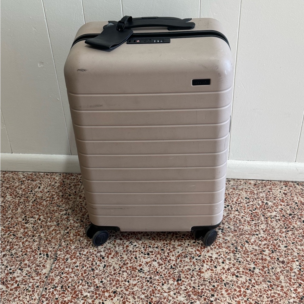 AWAY Hard-Shell Carry-On Luggage in Rare Sand Color